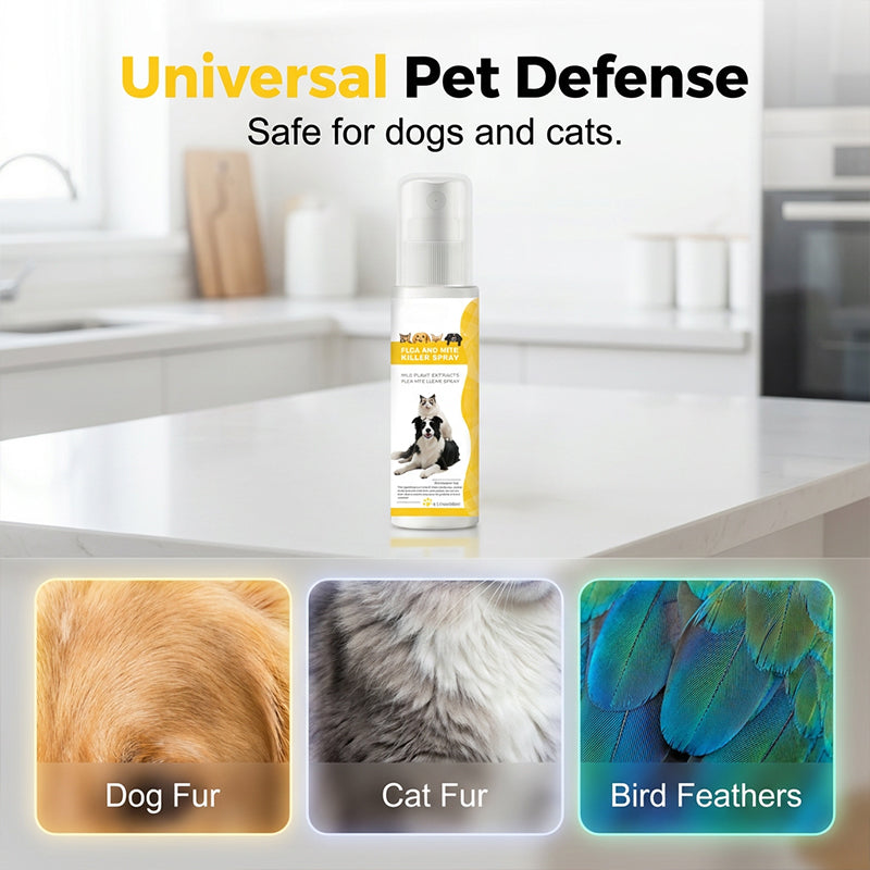 🐶🐱 Milde spray tegen ongewenste beestjes voor huisdieren