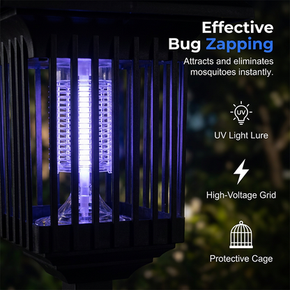 Insectenverdelger op zonne-energie voor buitengebruik