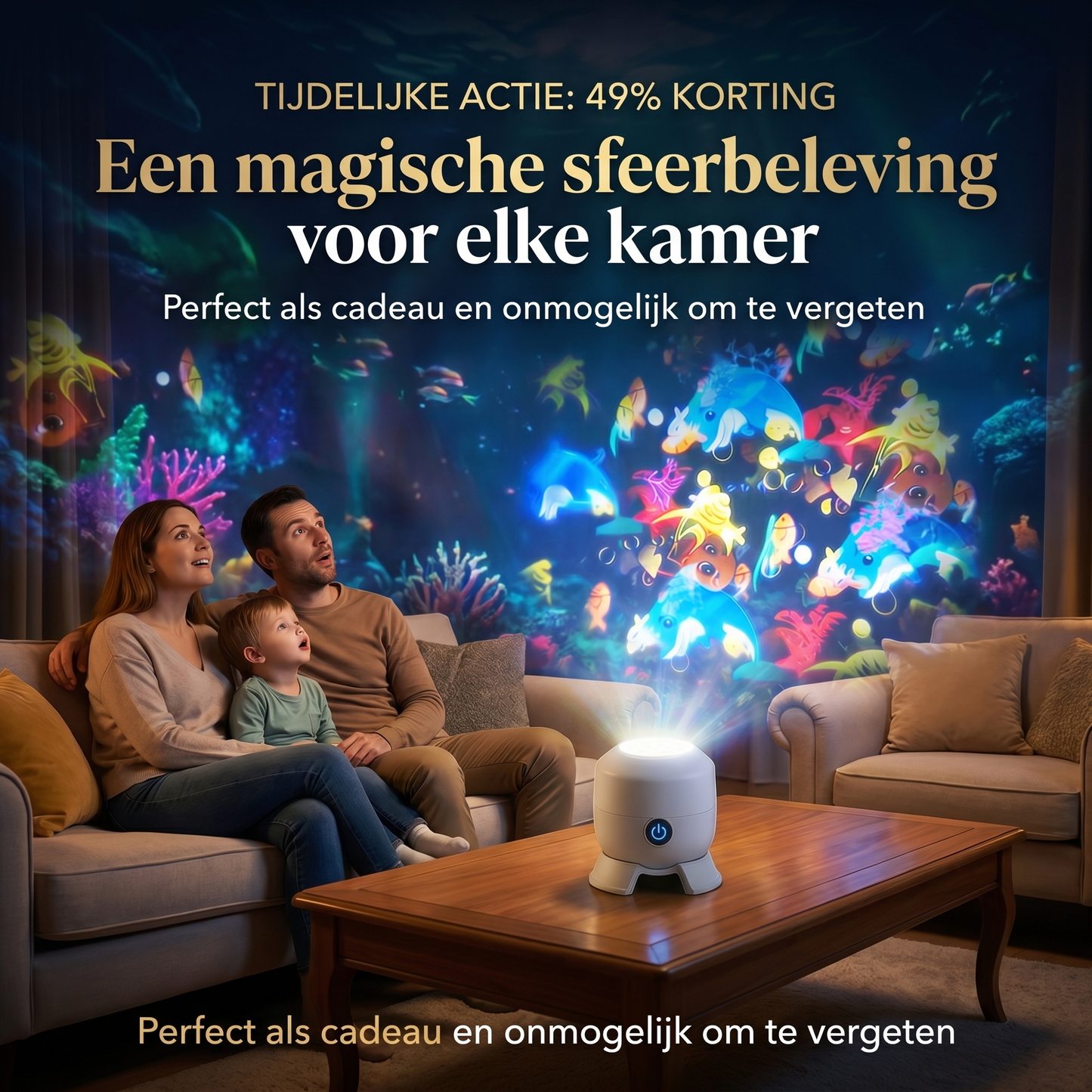 🔥 LAATSTE DAG SALE — SLECHTS €17.99! 🔥 OceanGlow™ – Magische oceaanprojector voor elke kamer