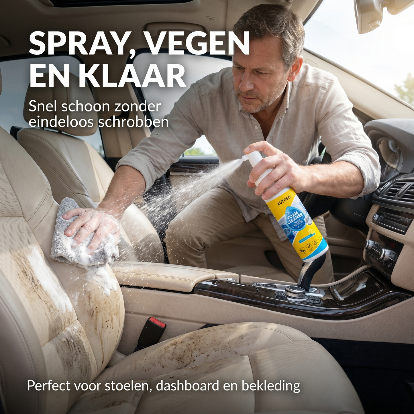 🏆 LAATSTE DAG SALE: KOOP 3, KRIJG 1 GRATIS! 🔥 Krachtige foamreiniger voor auto en thuis