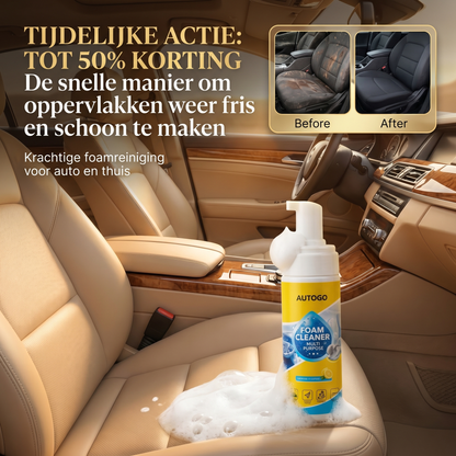 🏆 LAATSTE DAG SALE: KOOP 3, KRIJG 1 GRATIS! 🔥 Krachtige foamreiniger voor auto en thuis