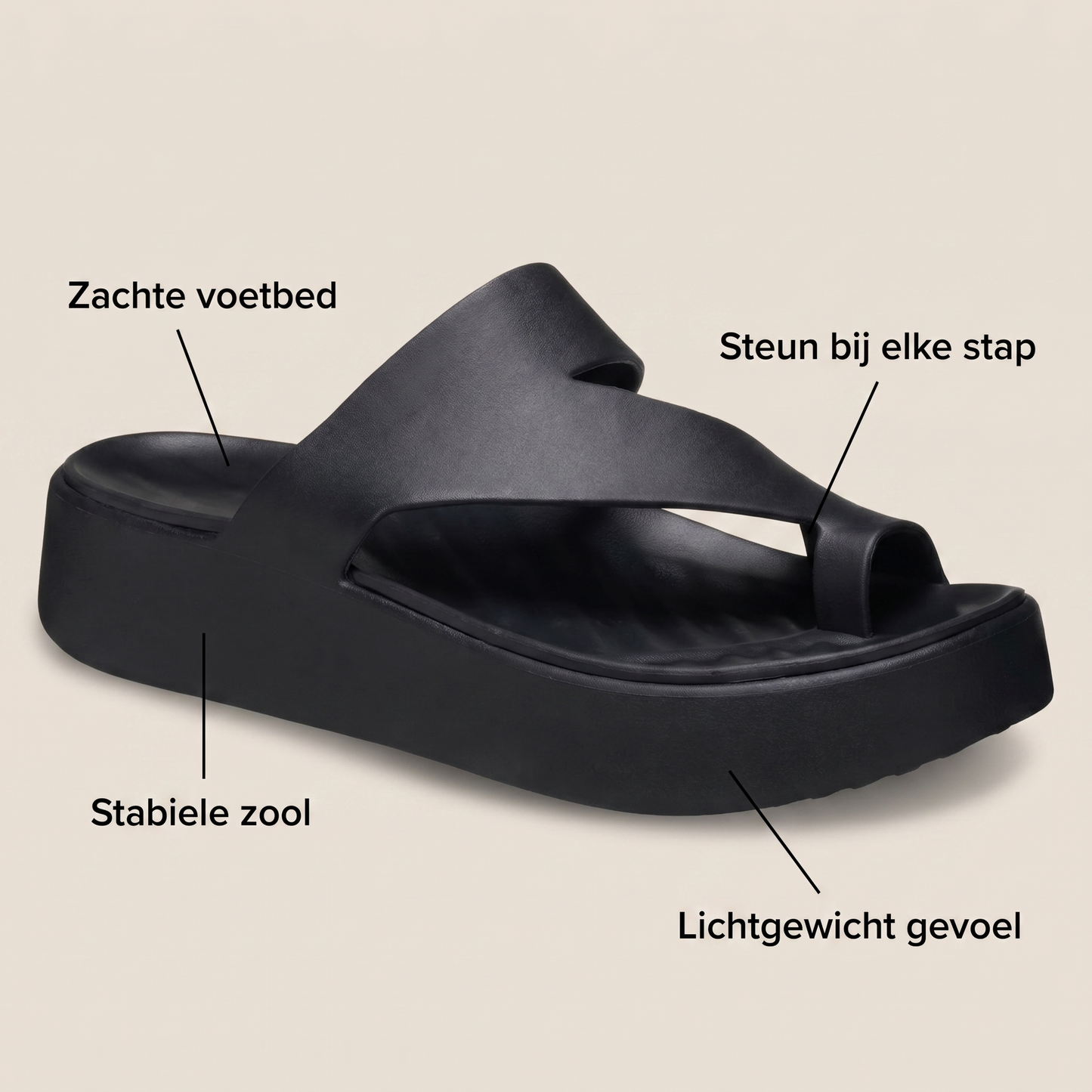 CloudStep Orthopedische Sandalen – Zachte ondersteuning voor vermoeide voeten