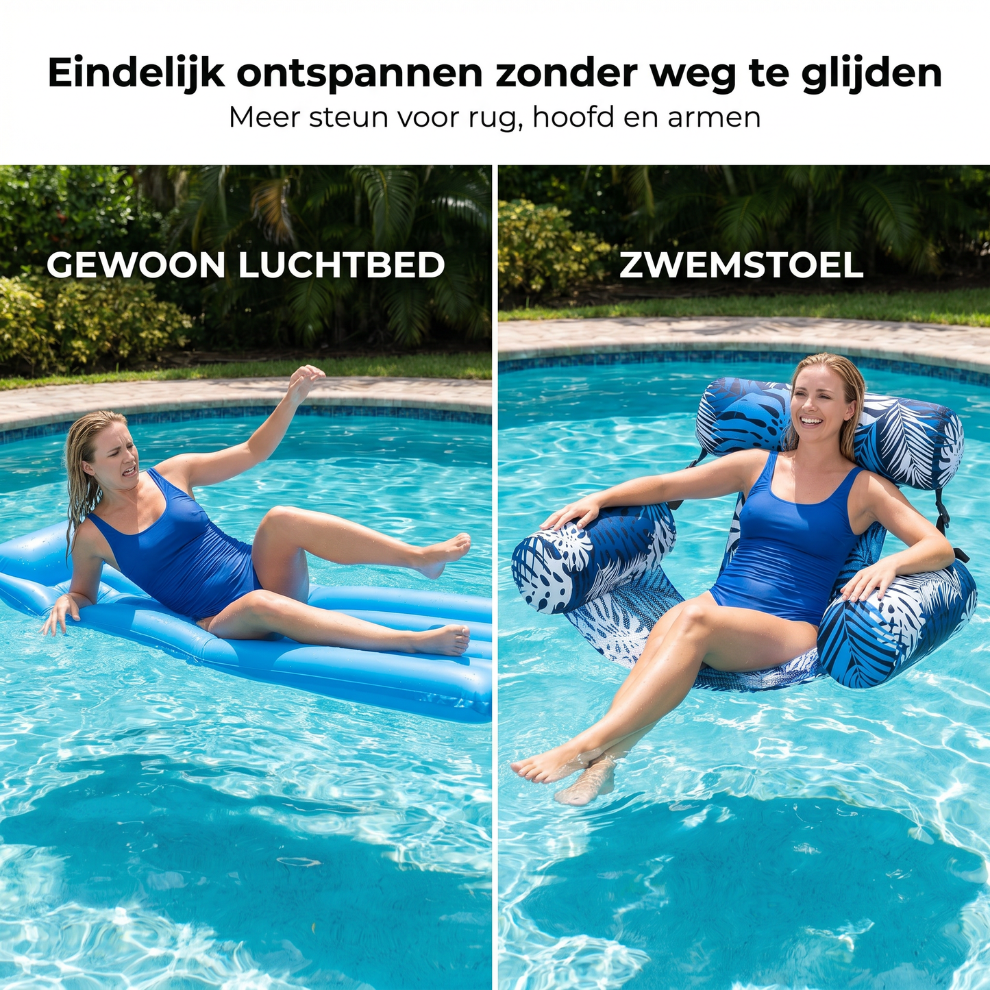 Opblaasbare zwembadstoel – comfortabel drijven tijdens warme zomerdagen