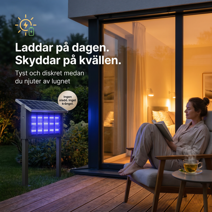 Solar – Soldriven muggenvanger voor rustige zomeravonden