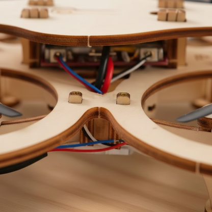 🔥 LAATSTE DAG SALE — SLECHTS €49.99! 🔥 Doe-het-zelf bouwpakket voor kinderen om een houten drone te bouwen