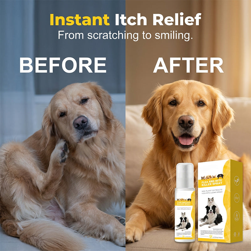 🐶🐱 Milde spray tegen ongewenste beestjes voor huisdieren