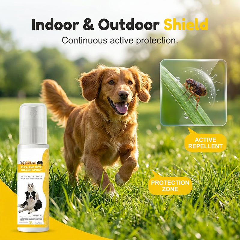 🐶🐱 Milde spray tegen ongewenste beestjes voor huisdieren