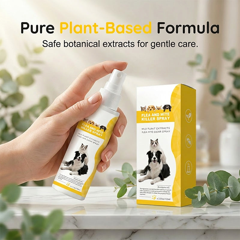 🐶🐱 Milde spray tegen ongewenste beestjes voor huisdieren